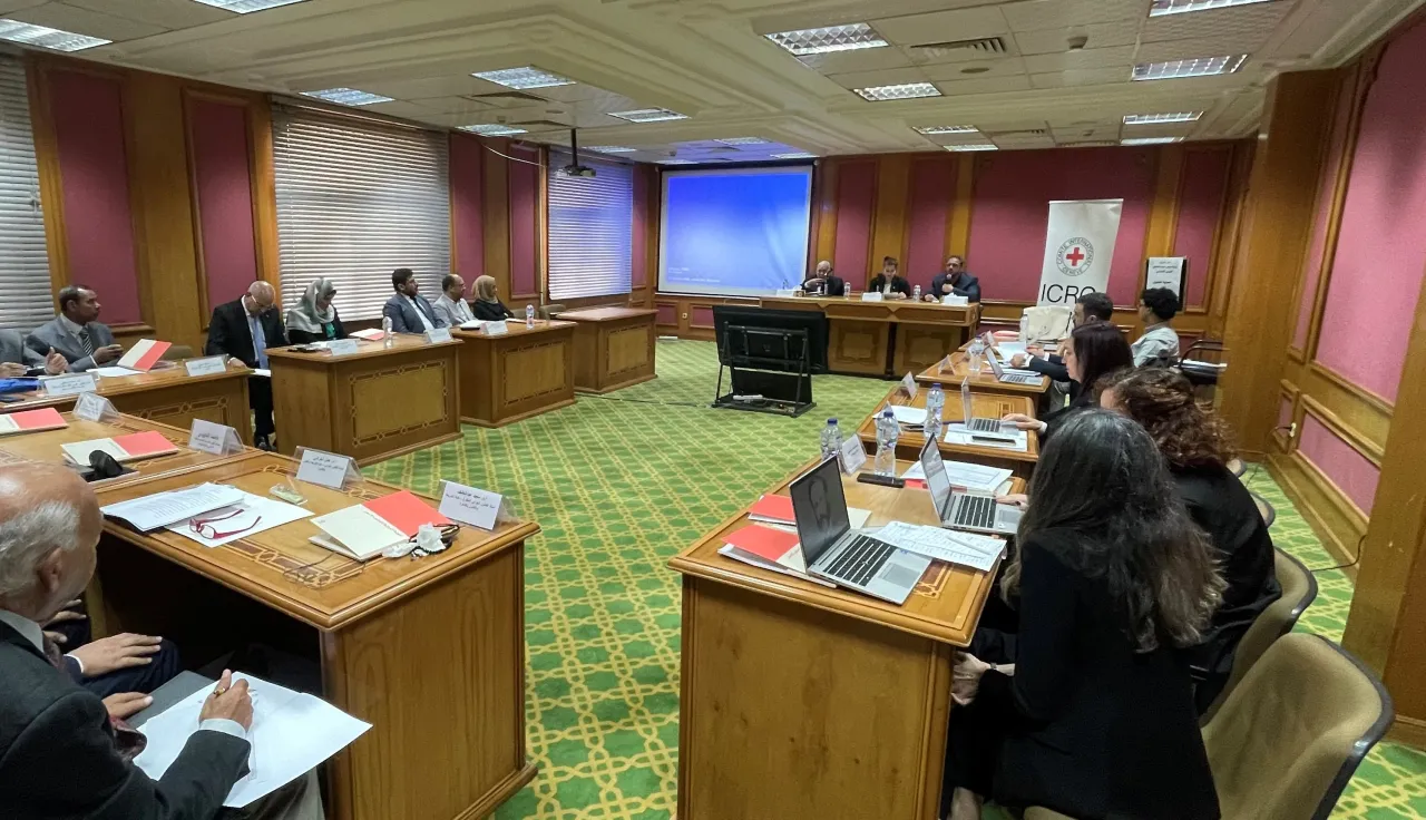 Learning and teaching IHL at the Al-Azhar University expert workshop Nov 2025