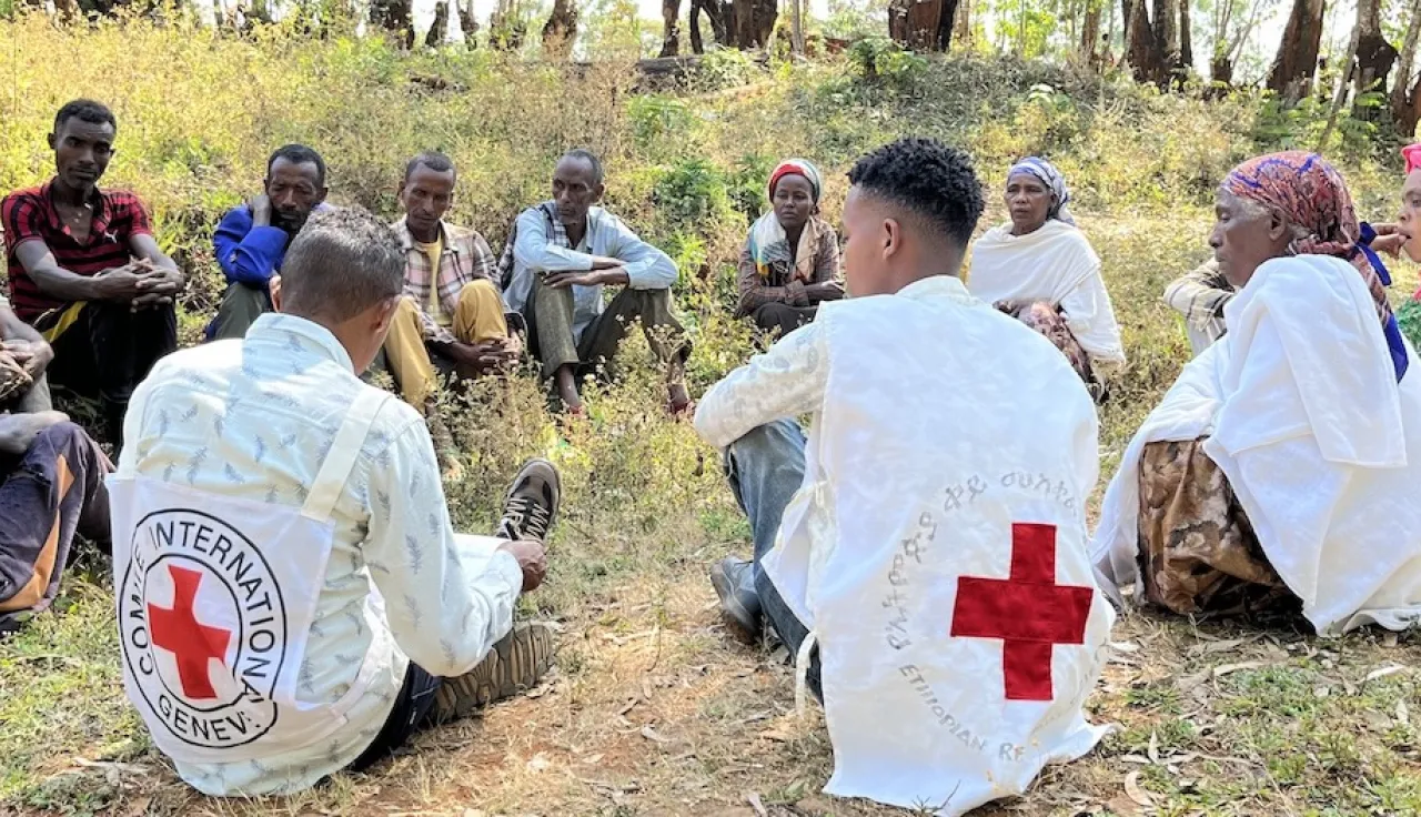 Engagement with the affected communities in Wellega, Oromia, Ethiopia.