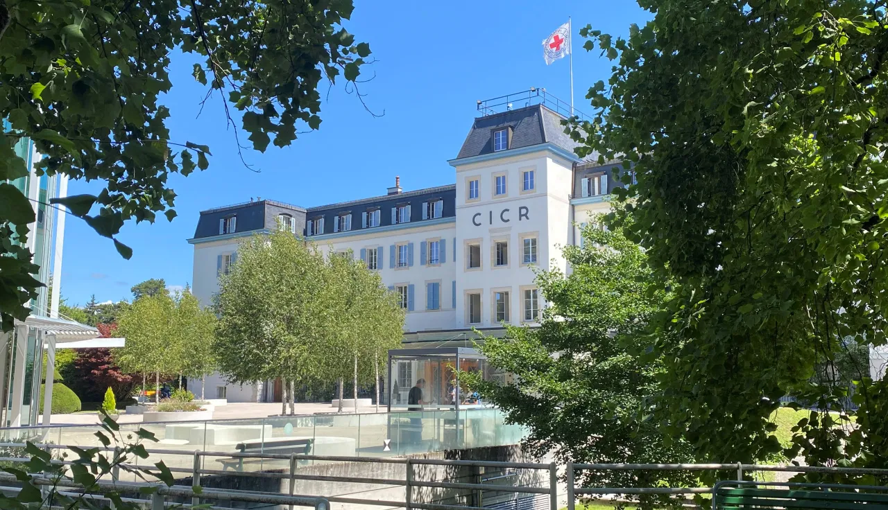 ICRC HQ under blue skies