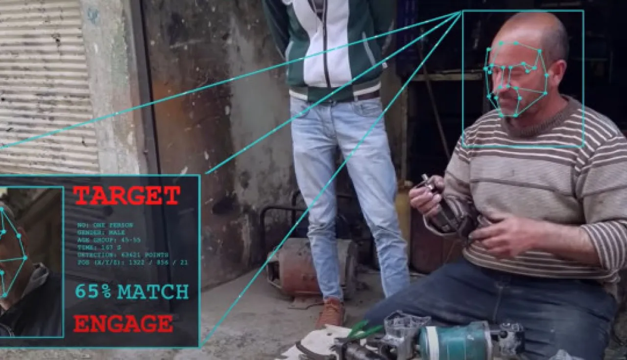 A still from ICRC's video "What are the dangers of autonomous weapons?".