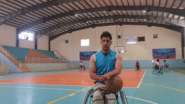 Afghanistan Wheelchair Basketball Player