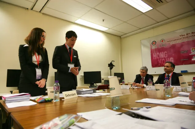 在第9届亚太地区国际人道法模拟法庭竞赛中，新西兰惠灵顿维多利亚大学代表队赢得了最终的胜利。