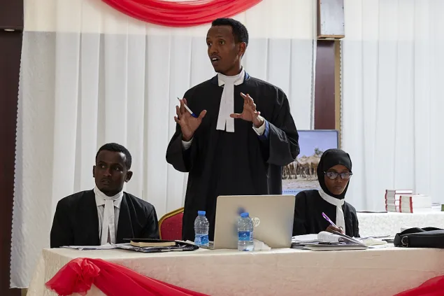 Somali National University student
