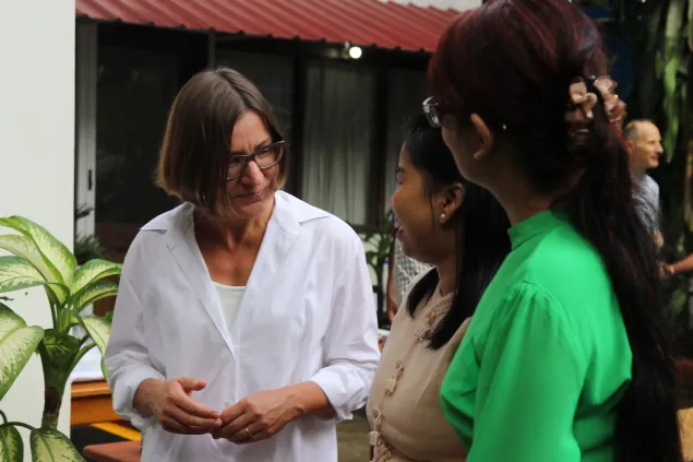 ICRC President Mirjana Spoljaric in Yangon, Myanmar, on September 6, 2024