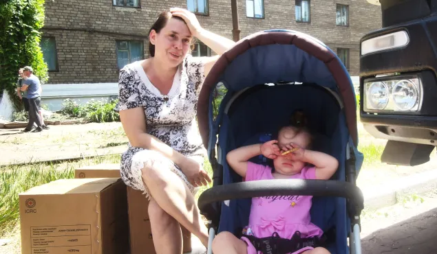 Nadezhda and daughter Vera