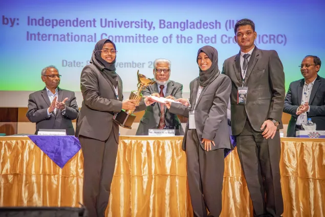 Bangladesh law students advocating for IHL - 15th HDMC