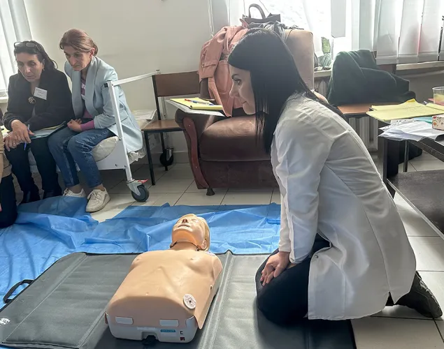 Basic life support course