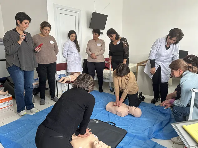 ICRC organizes courses on Basic Life Support, Basic Emergency Care and First Aid