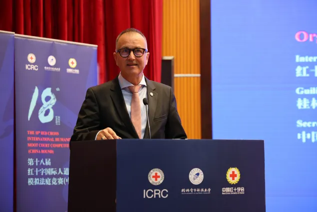 红十字国际委员会东亚地区代表处主任史德林闭幕致辞