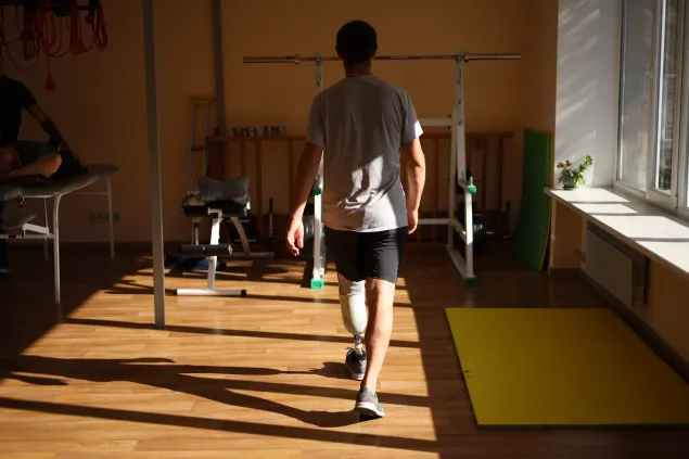 ICRC physical rehabilitation project in Kharkiv