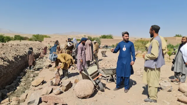 Three irrigation canals, serving the city’s most vulnerable communities, were restored in Tirinkot, Uruzgan province