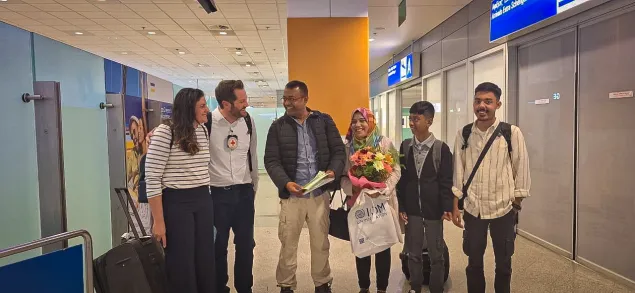 Mariam and family reunited with the help of the ICRC