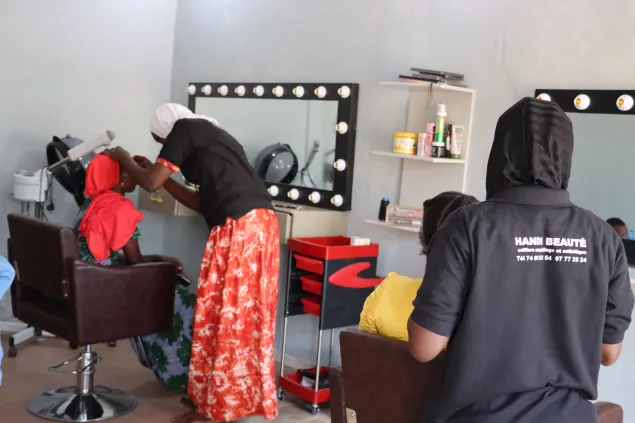 une vue sur son salon