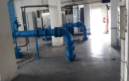 The water pump station in Kabul’s Bagrami district