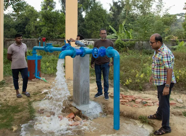Access to clean water for detainees and prison staff in Cox's Bazar District Jail