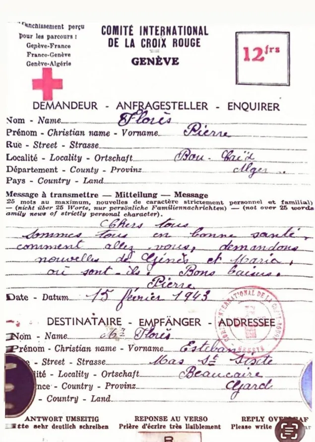 MENSAJE CRUZ ROJA