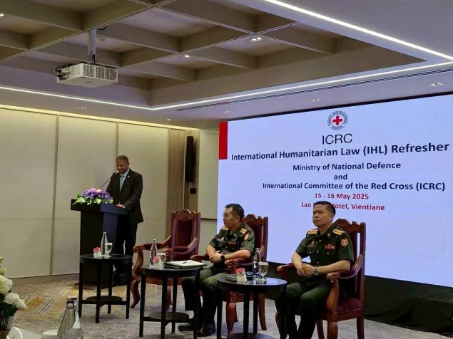Laos IHL seminar for the armed forces