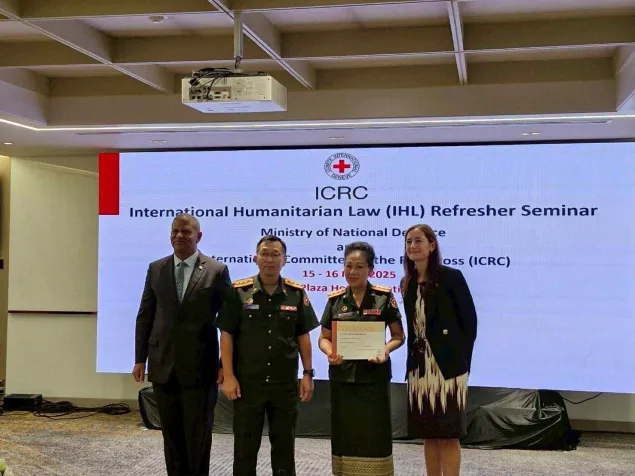 Laos IHL seminar for the armed forces