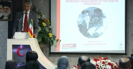 Iran workshop on management of dead after disasters for NDMO and IRCS