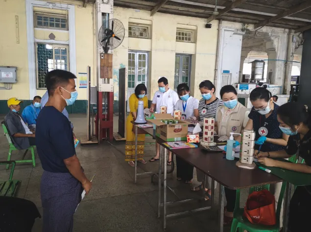 ICRC Myanmar's work in helping detainees