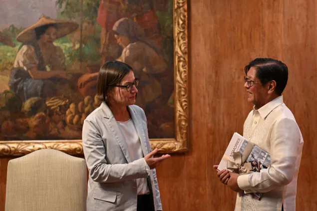 ICRC President Mirjana Spoljaric meets Philippine President Ferdinand Marcos Jr