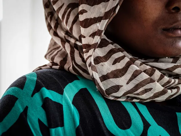 Photo d'une victime de violences sexuelles, RD Congo