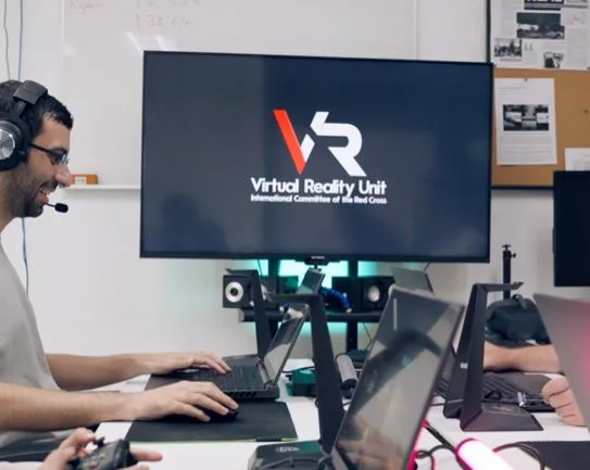 ICRC virtual reality unit