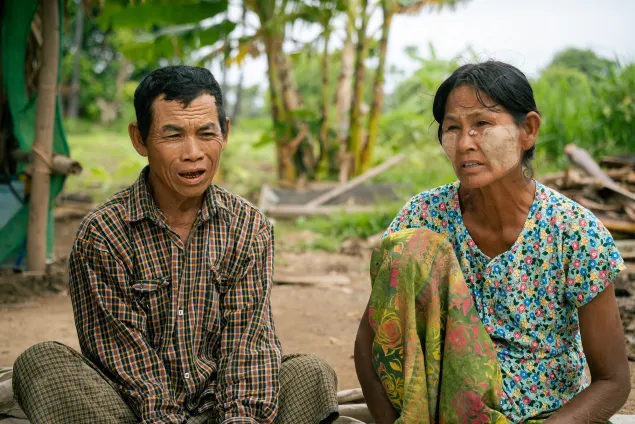 Khin Maung Yin, a 59-year-old farmer from Myanmar, recounts how his family’s agricultural livelihood was severely disrupted by the March 2025 earthquake