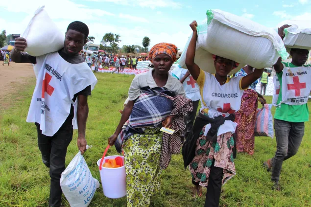 Photo d'une bénéficiaire d'assistance du CICR au Sud-Kivu, RD Congo