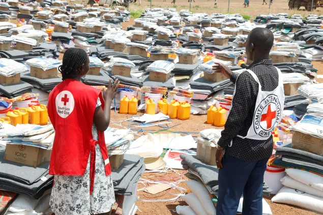 South Sudanese returnees at Gok Machar