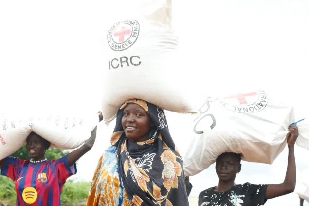 South Sudanese returnees at Gok Machar