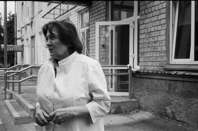 Olha Kovalenko, senior surgeon at the Burn Treatment Centre in Kyiv. 