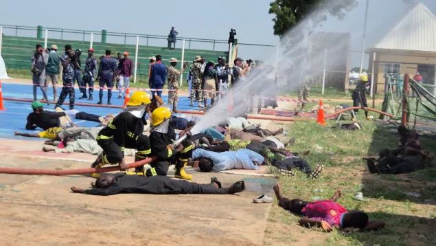 Mass casualty simulation