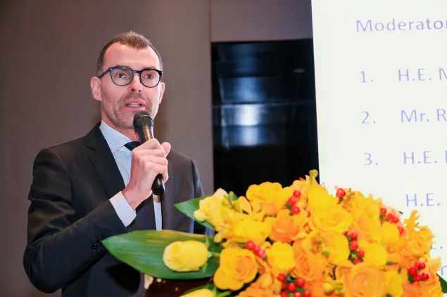H.E. Mr. Roland Reiland, Ambassador of the Grand Duchy of Luxembourg.
