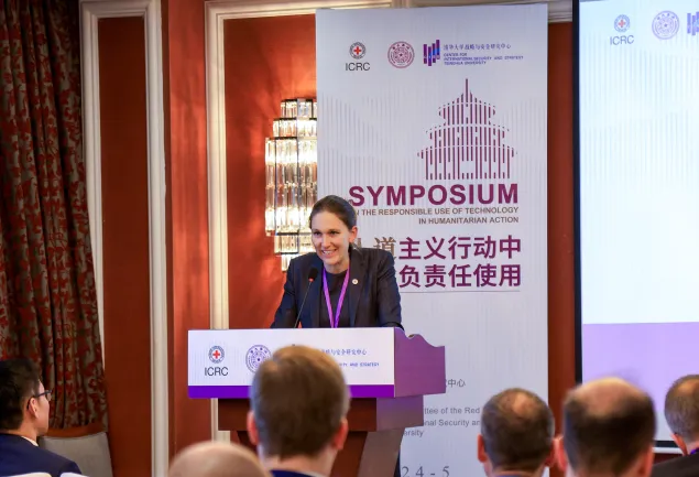 Els Debuf, Head of the ICRC’s Global Cyber Hub in Luxembourg.