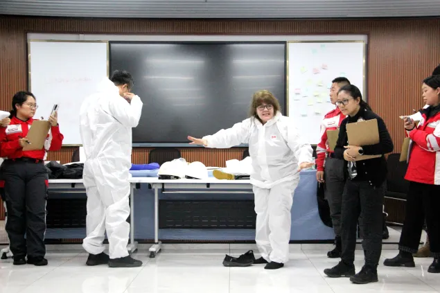 Training on the "Management of the Dead in Emergencies" 