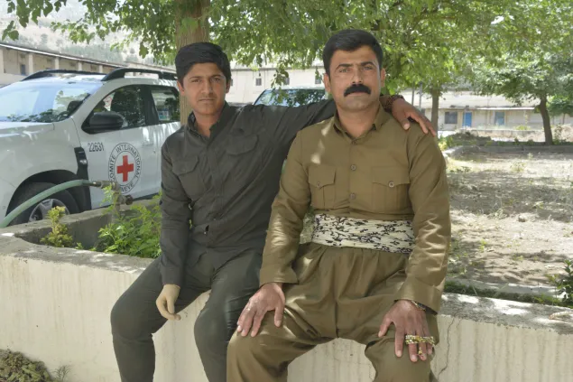 Sirwan and his father by Avin Yasin