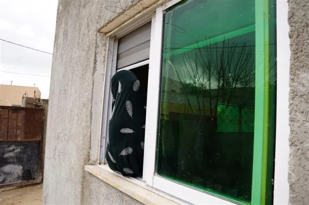 A family of a missing person due to the conflict in Syria