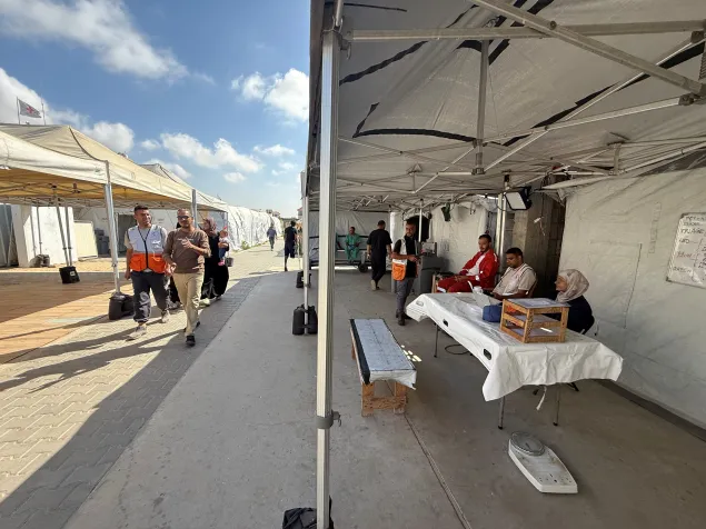 Gaza-Red-Cross-Field-hospital-2-Credit-Ahmed-Al-Waheidi