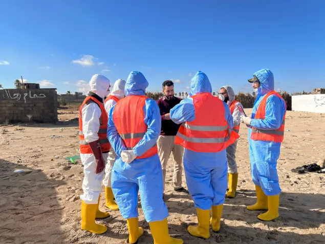 Training on the management of human remains in emergencies. 