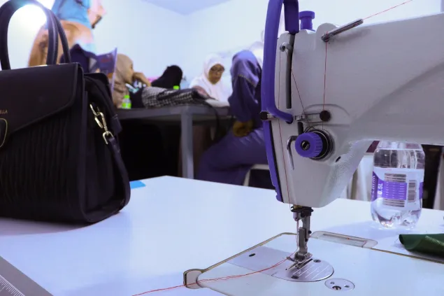 During the visits to the vocational training centers in Tripoli. 