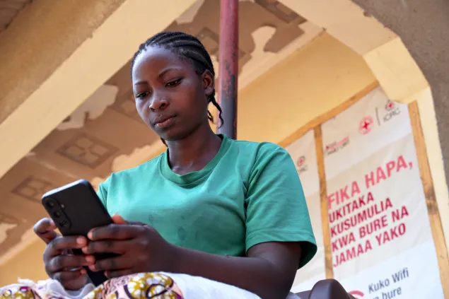 Anastasia Heri fled Goma in the DRC