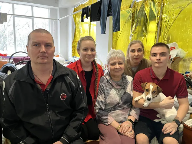 Daniil and his family were evacuated from Pokrovsk