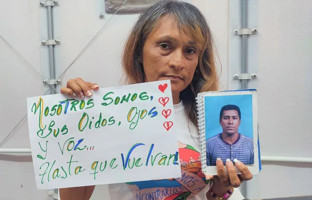 Yuglenis busca a su esposo y a su sobrino por afinidad, desaparecidos en el año 2019 