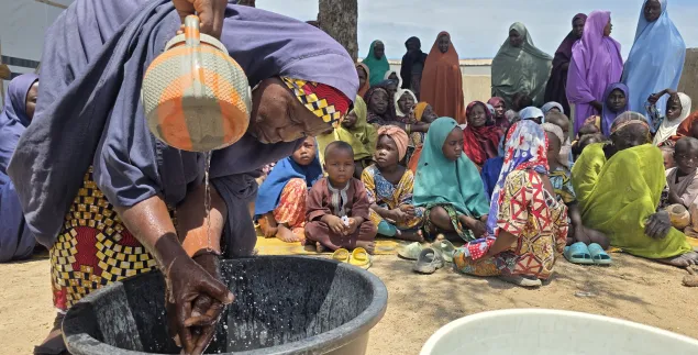 Sanitation activity in BIU Camp