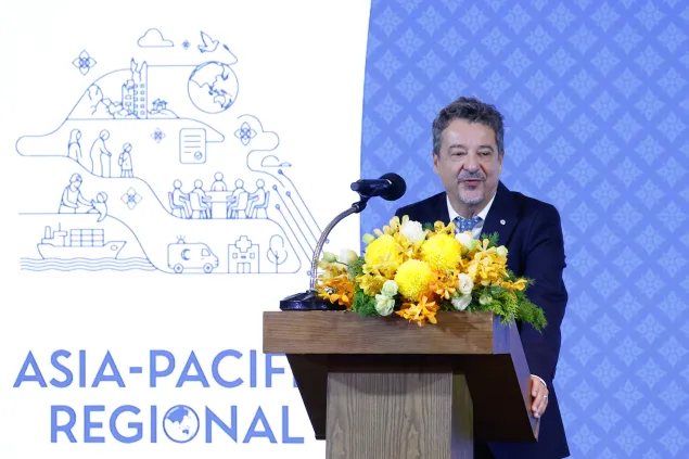 Mr Régis Savioz, ICRC Regional Director for Asia and the Pacific, delivered the opening speech at the Asia-Pacific Regional Conference on International Humanitarian Law.