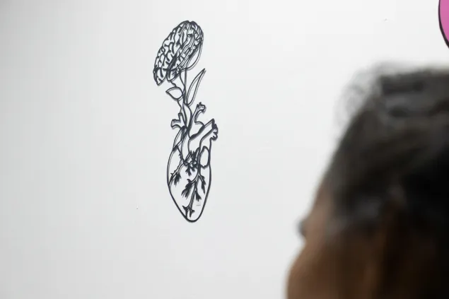 Una paciente en la consulta de salud mental