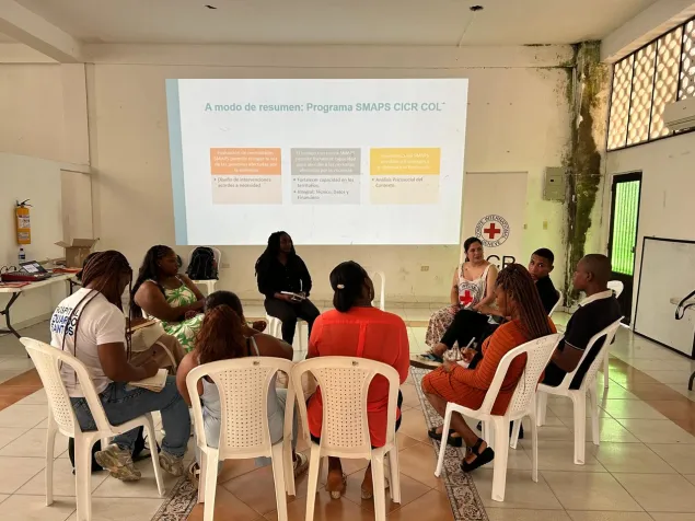 Taller de fortalecimiento de capacidades a personal de salud en Itsmina, Chocó