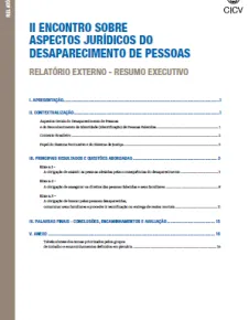 Capa do relatório