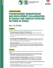 AfDB-ICRC Policy Brief Page 1